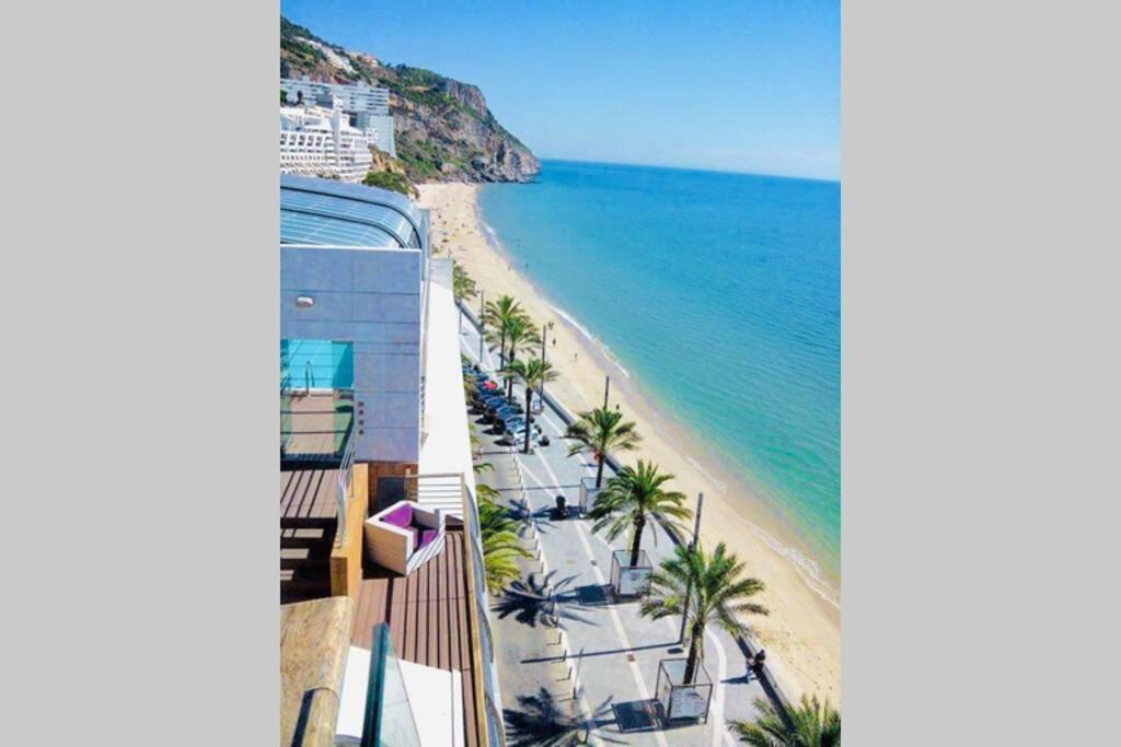 Estudio Vista Mar Com A/C E Acesso Privado A Praia Apartment Sesimbra Luaran gambar